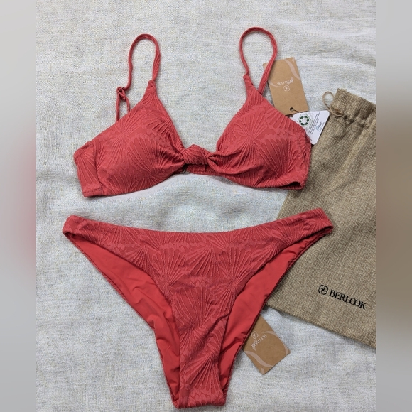 Berlook / Small / Medium/ Large / XL /Jacquard Knot Bikini Set - Picture 1 of 2